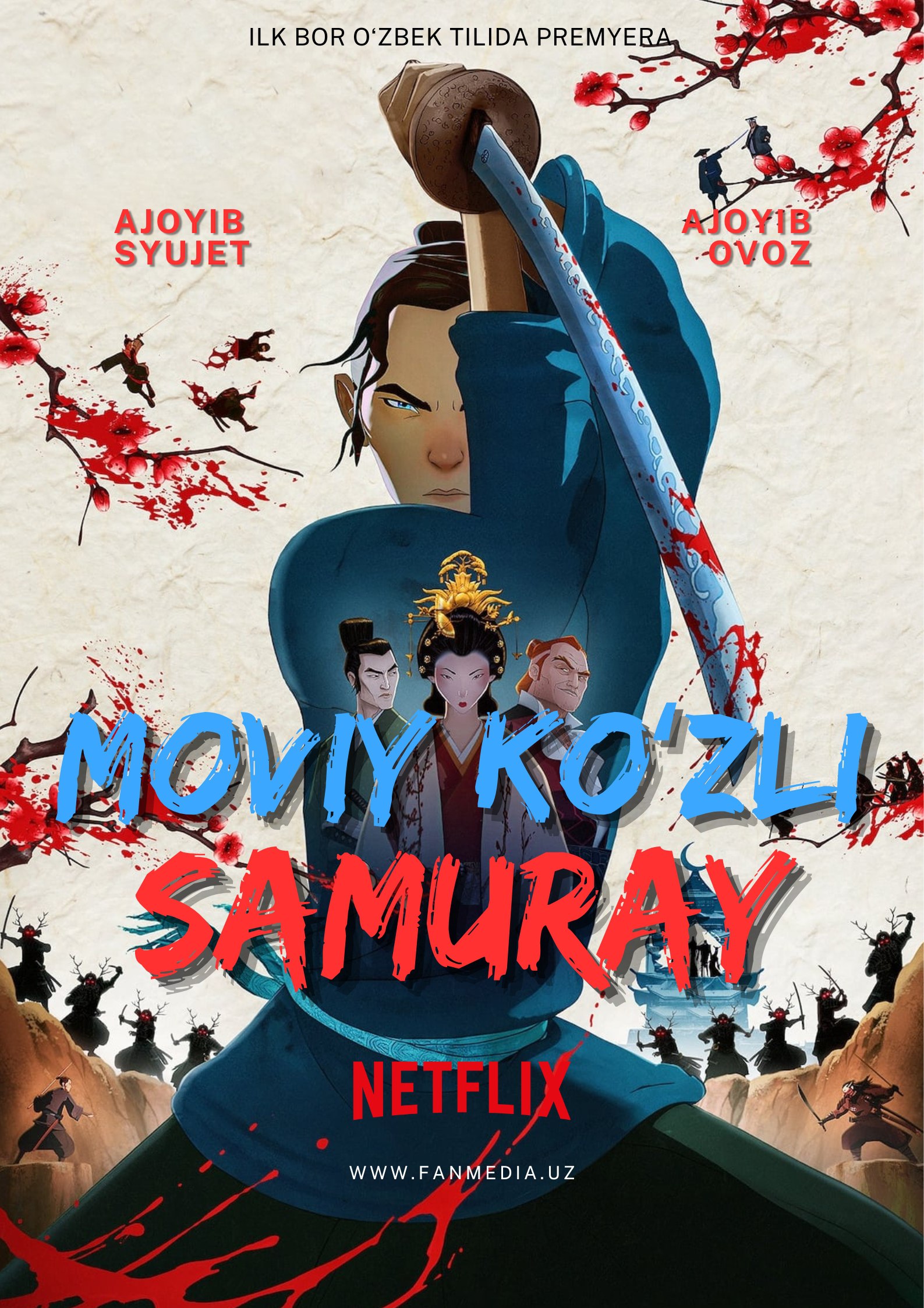 Moviy koʻzli samuray